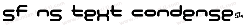 SF NS Text Condense字体转换